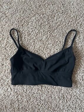 lululemon athletica Black Lightweight Bralette with Thin Straps